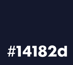 Darker Blue Color Card